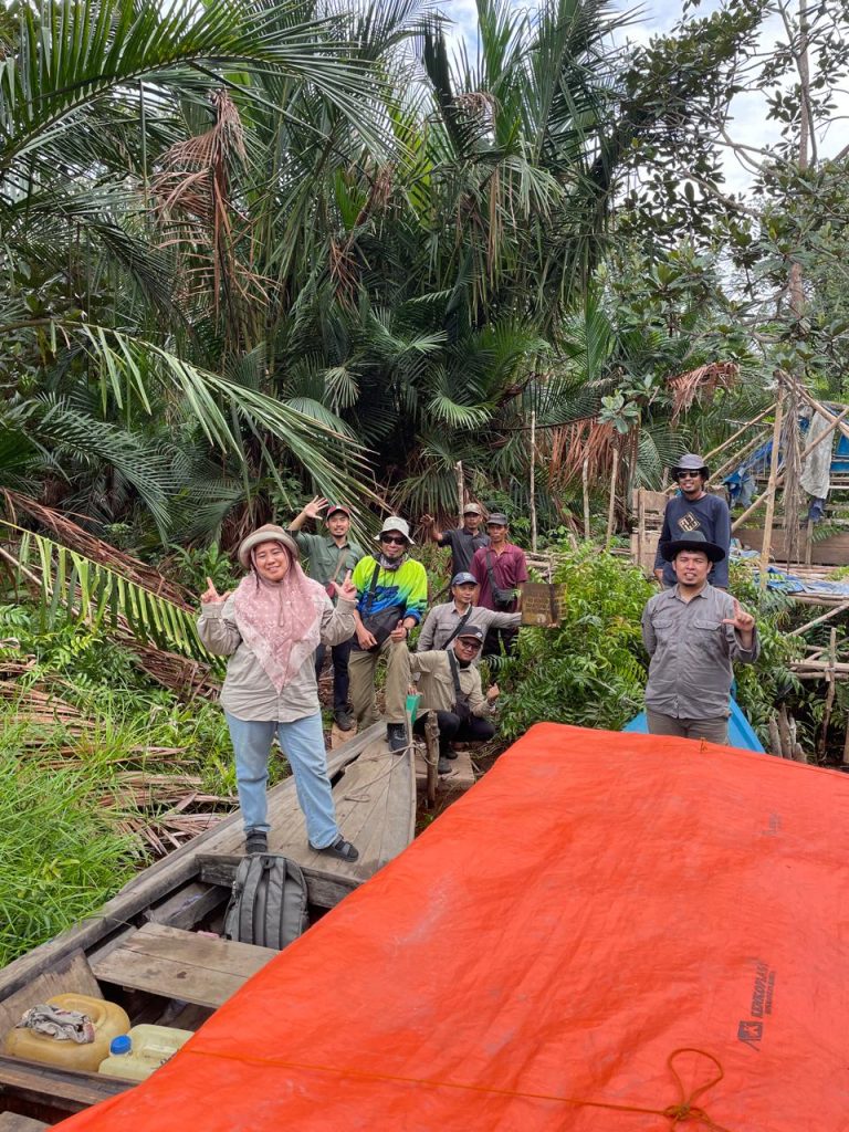 Vertek lokasi usulan perhutanan sosial kampung rawa mekar jaya Bersama BPSKL,KPH TBS, DLHK Provinsi riau, dan tim POKJA PS provinsi Riau